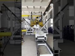 Tour dell'officina della fabbrica | Macchina per saldare e raddrizzare i poli CNC