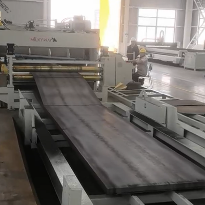 qualità  CTL12×1600 Fully Automatic Cut To Length Line for 1600mm Width Steel Coils with 30 Ton Capacity fabbrica