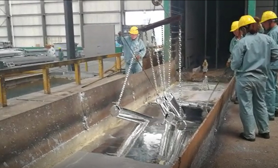 Linea ad alta velocità linea di zincatura a caldo di Customizd di produzione della metropolitana