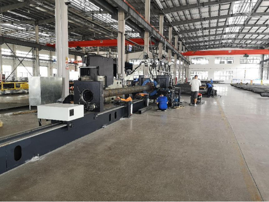 saldatrice robot automatica 2000mm di 350mm per palo leggero