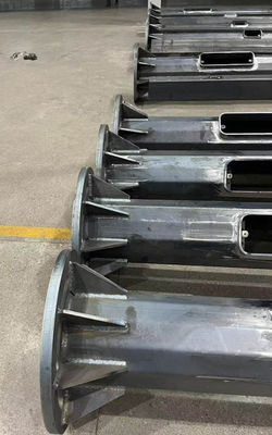 Saldatura automatica della piastra di base per palo di luce conico, alti alberi, monopolio