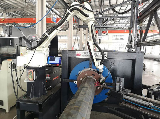 Good price Saldatrice di piastre di base robot per pali leggeri Modello RW-120/300 in linea