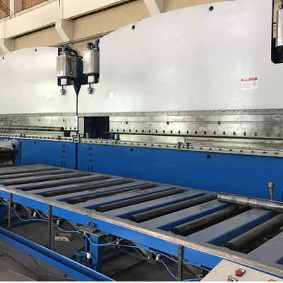 Presa idraulica CNC Tandem con forza di lavoro di 320 tonnellate e lunghezza del piano di 6000 mm con sistema CNC DELEM DA53T