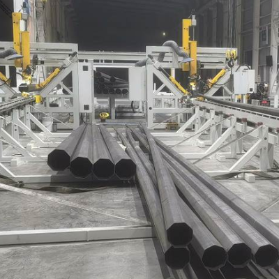 Saldatura a palo chiuso CNC MIG a impulsi da 12 m | Saldatrice per palo della luce stradale