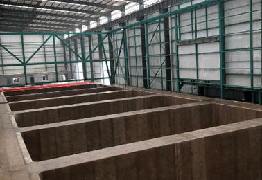 bagno di zinco galvanizzato immerso caldo del carro armato di 7.0x1.2x2.2m per la linea continua di galvanizzazione 