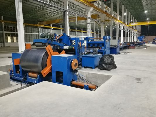 La norma ha tagliato alla linea di lunghezza, macchina laminata a caldo del palo leggero dell'acciaio dolce per 6m 8m 14m