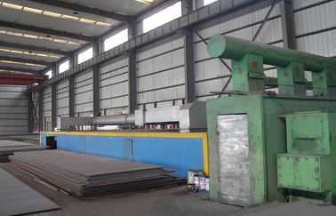 Piccola macchina su misura di granigliatura 75kw, macchinario di superficie di pulizia dell'acciaio