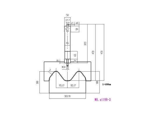 La muffa di piegamento/preme la lavorazione con utensili del freno degli strumenti di fabbricazione della guardavia della strada principale