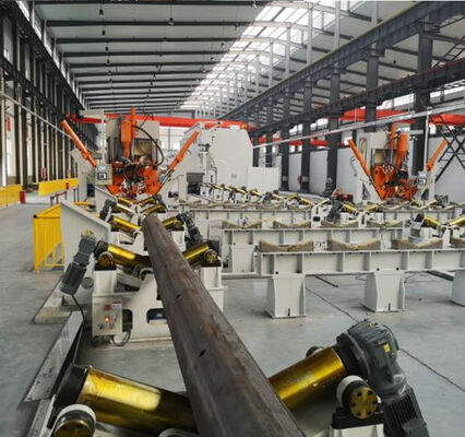 HM2500/14000 14m CNC automatica di chiusura della cucitura con polo di luce Max 2500mm di diametro